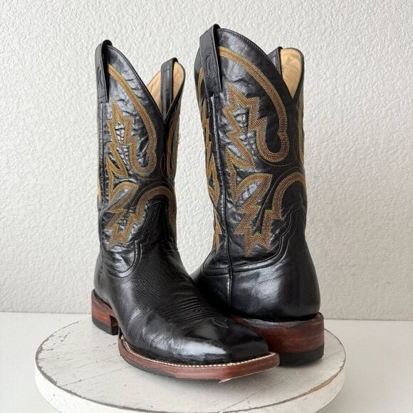 Rod patrick Other - Rod Patrick Mens Cowboy Boots 10.5AA Black Leather Narrow Square Toe Western